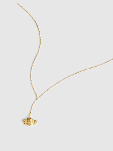 Madewell Ginko Leaf Lariat Necklace