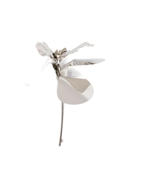 N°21 floral-motif brooch