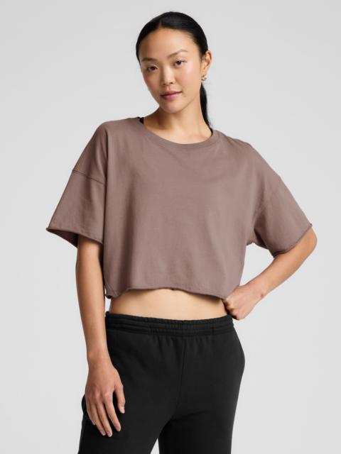BEYOND YOGA SoftKnit Better Than Ever Cropped Cotton Tee