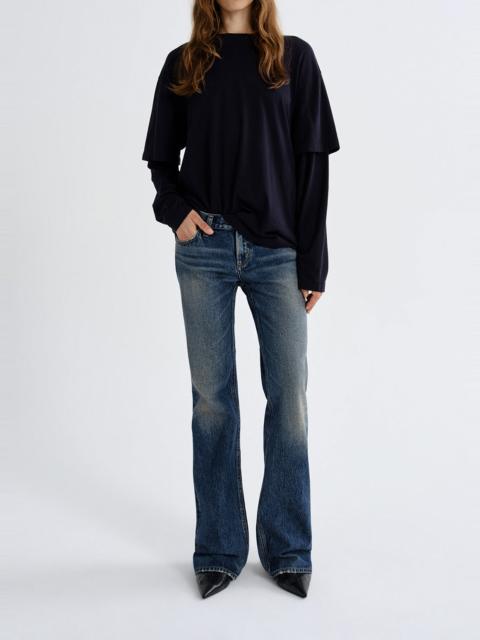 AGOLDE LOW RISE BOOT IN COMBINATION