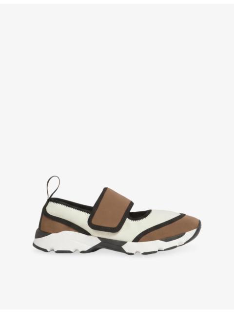 Marni Panelled Woven Trainers