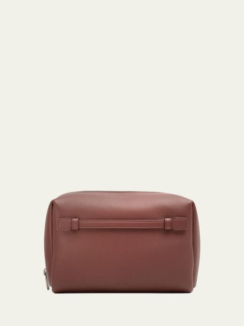 Loro Piana Men's Medium Leather Extra Travel Pouch