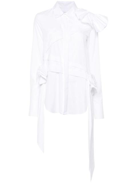 VIKTOR & ROLF drape bow shirt