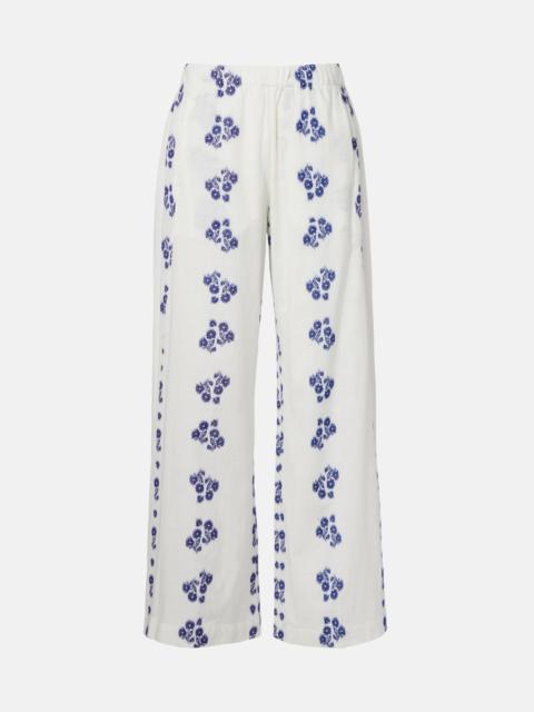 velvet Nellie wide-leg pants