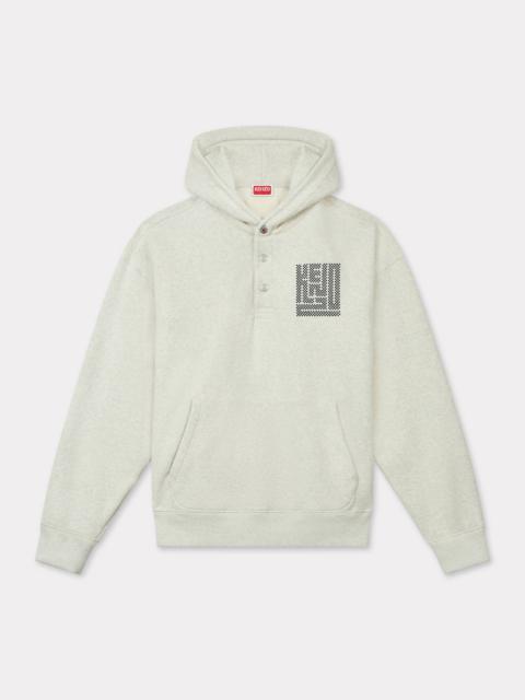 KENZO 'KENZO Kamon' embroidered buttoned hoodie