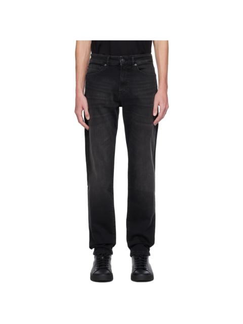 Black Maine Regular Fit Jeans