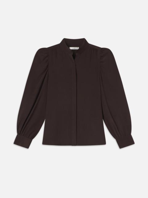 Gillian Long Sleeve Top in Espresso