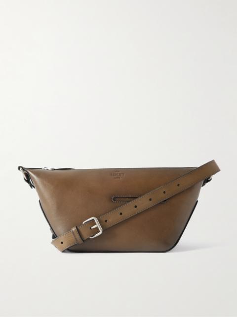 Berluti Toujours Soft Leather Messenger Bag