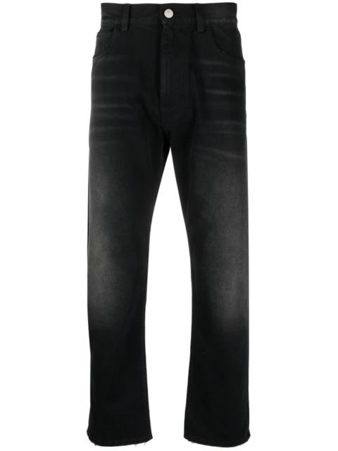 Marni whiskering-effect straight-leg jeans