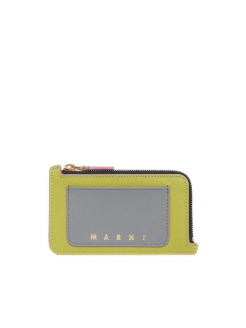 Marni saffiano leather cardholder