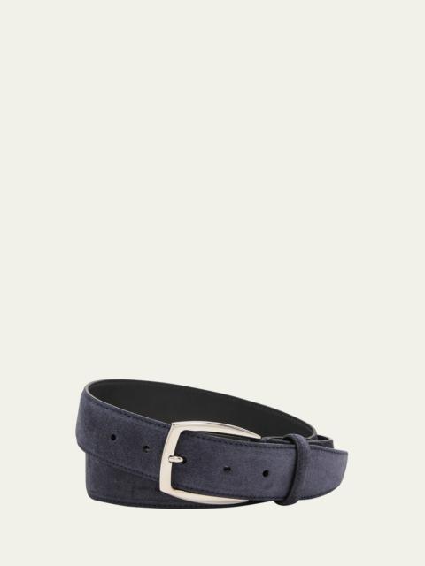 Men's Calf Suede Belt