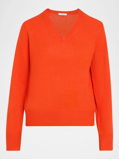Vince Metal Button Wool-Cashmere Cardigan