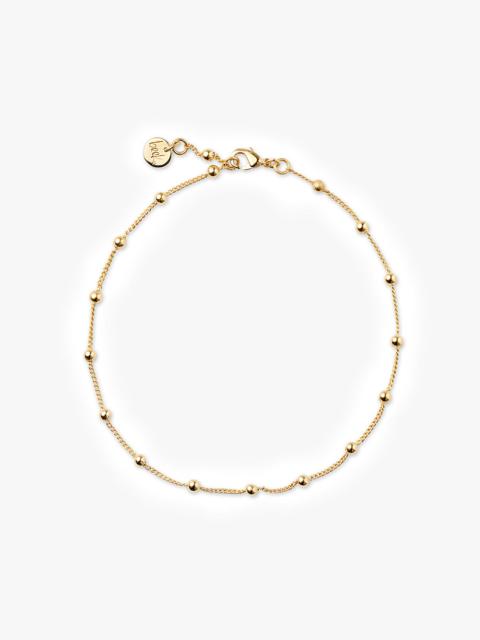 beek Bead Anklet - Gold