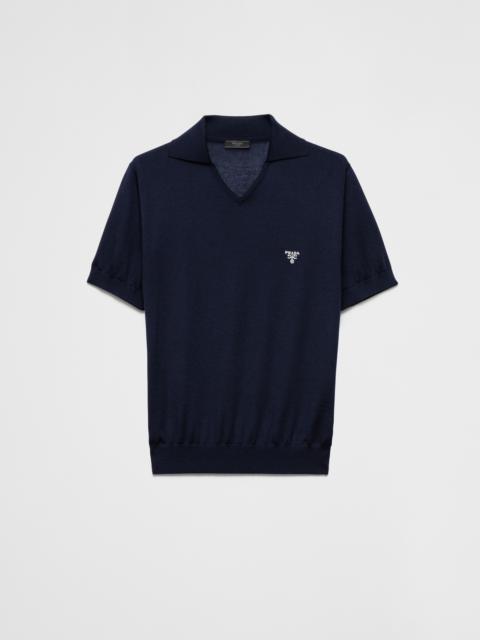 Prada Cashmere polo shirt