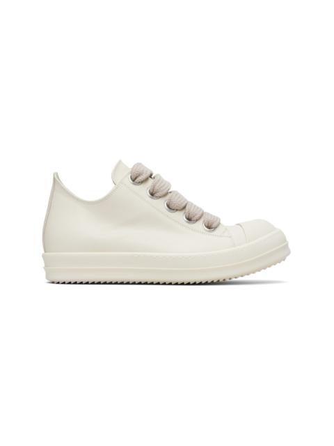 Rick Owens Off-White Temple Jumbolace Low Sneaks Sneakers