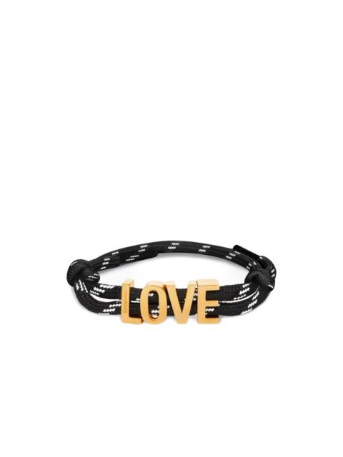 L.O.V.E. cord bracelet