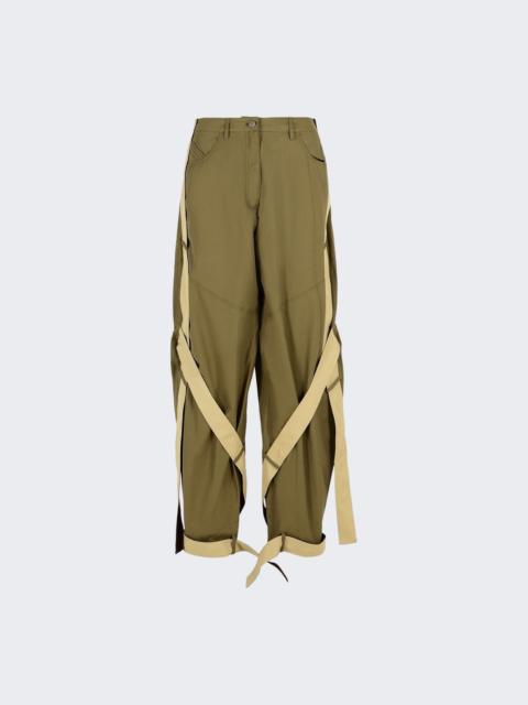 THE ATTICO Long Pant Military Green