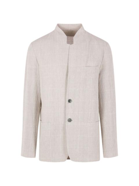 SEASE check-pattern shirt