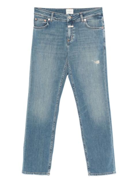 CLOSED distressed-finished straight jeans
