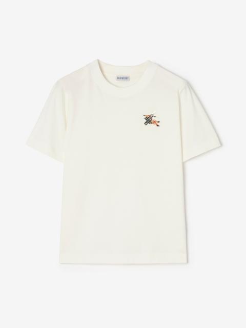 Burberry EKD Check Cotton T-shirt