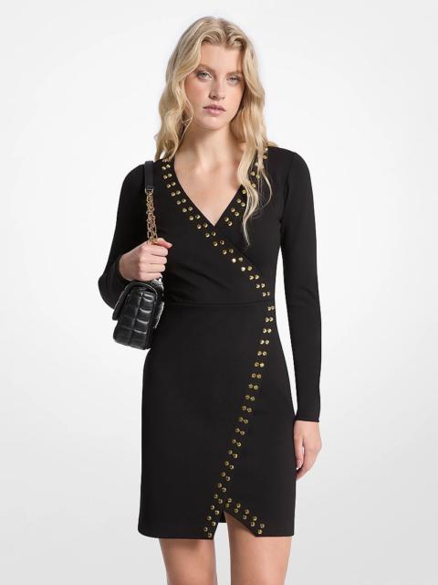 MICHAEL KORS Studded Wrap Dress