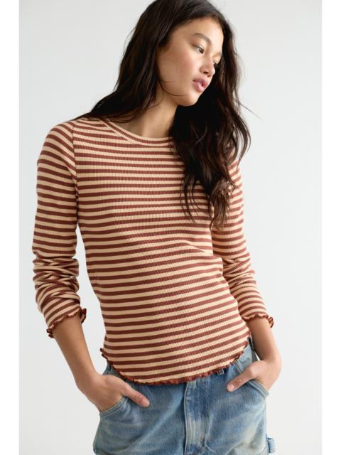 FREE PEOPLE We The Free Easy Does It Striped Tee