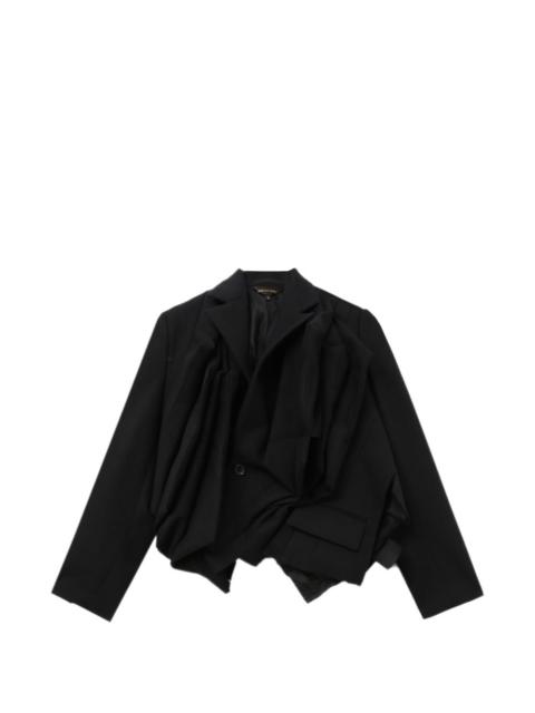 Comme Des Garçons draped wool jacket