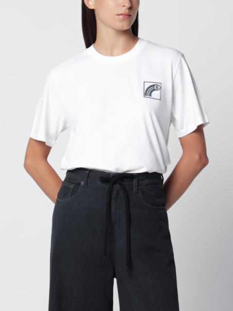 MM6 Maison Margiela White cotton jersey T-shirt