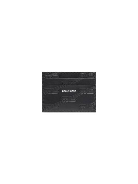BALENCIAGA signature square folded wallet bb monogram coated 