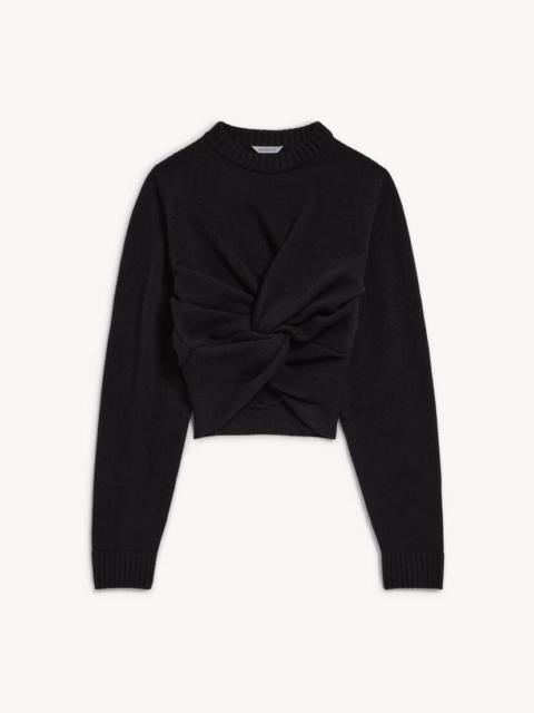 BALENCIAGA Women's Crewneck Sweater in Black