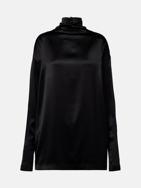 PHOEBE PHILO Silk-blend satin blouse