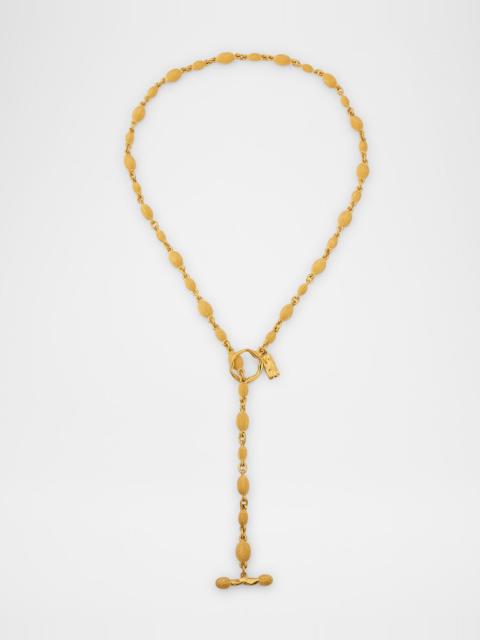 TOM FORD Brass Lariat Necklace