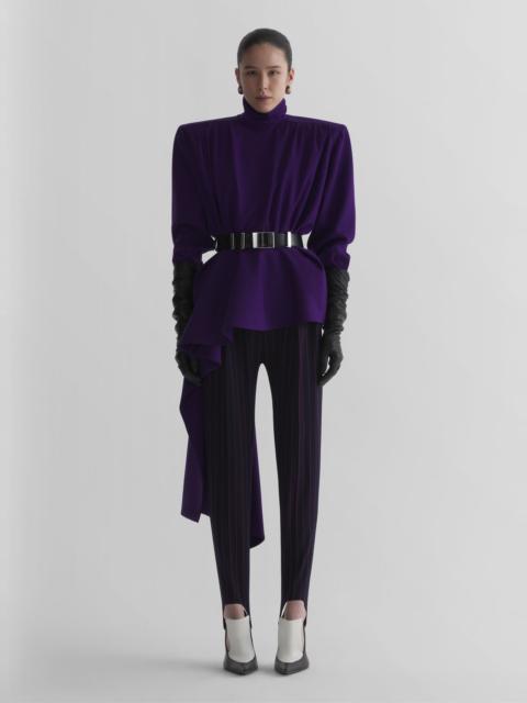 MUGLER pinstripe carrot pants