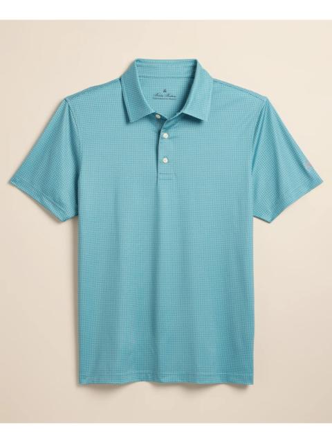 Brooks Brothers Performance Series Stretch Medallion Print Polo