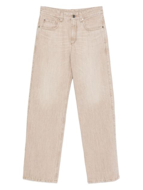 Brunello Cucinelli washed cotton jeans