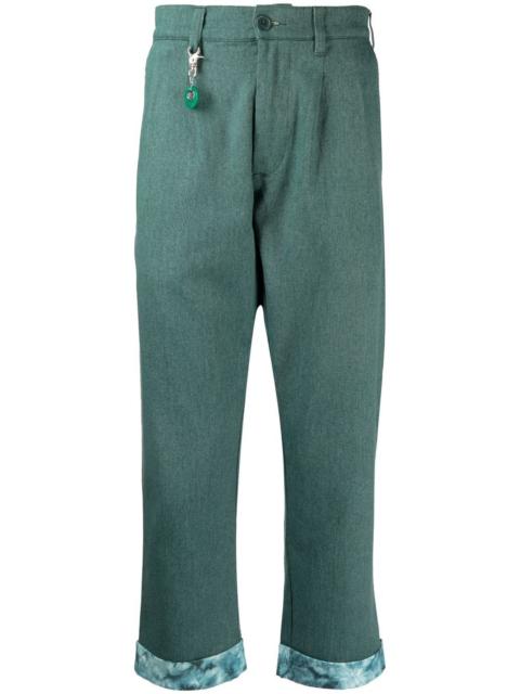 CLOT turn-up straight leg trousers