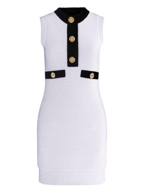 PATOU textured sleeveless mini dress