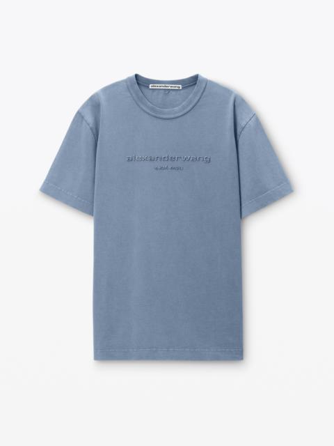 Alexander Wang glitter puff logo tee in cotton