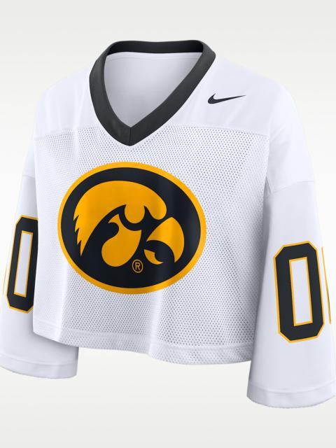 Nike Iowa Logo Women's Nike Dri-FIT College Cropped Jersey