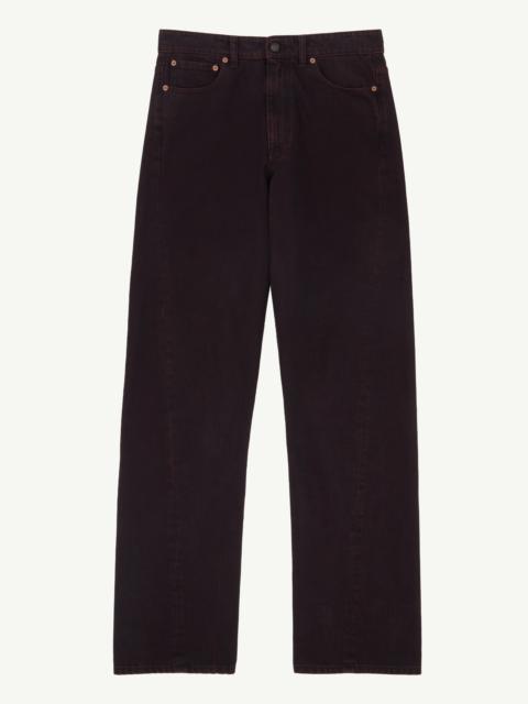 MM6 Maison Margiela Burgundy jeans