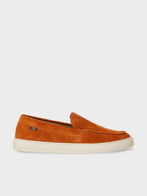Paul Smith Orange Suede 'Simeon' Loafers