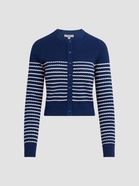 Joe's Jeans Women's Dani Pointelle-Knit Cardigan - Royal Blue Milk