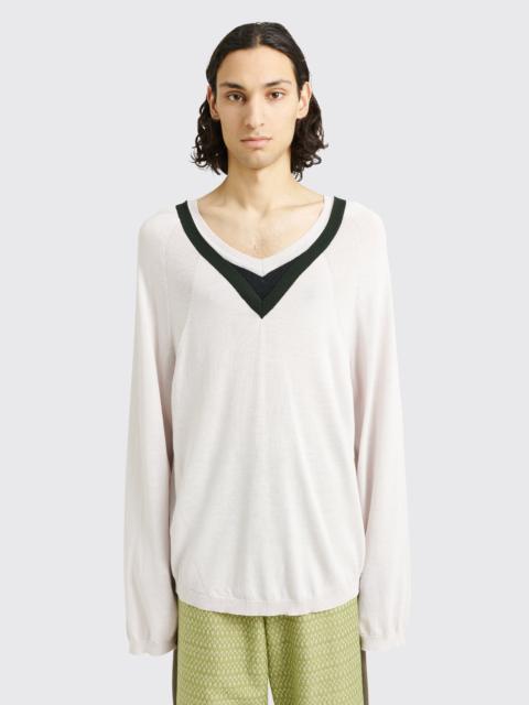 KIKO KOSTADINOV MURAD CREWNECK JUMPER BEIGE