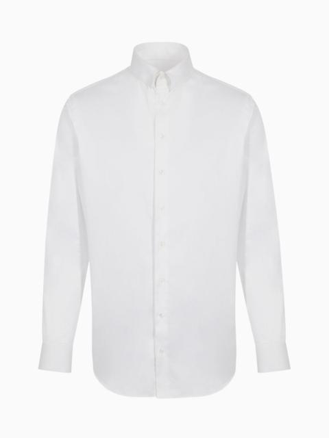 GIORGIO ARMANI Cotton twill shirt