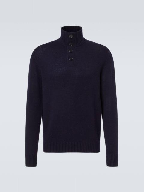 Allude Wool and cashmere turtleneck sweater