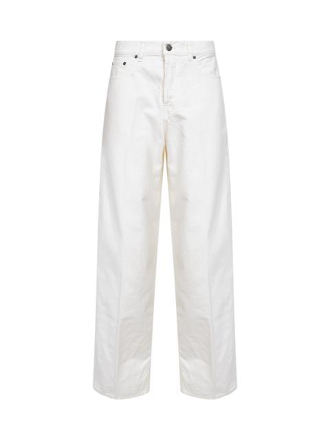 HAIKURE Off white cotton and linen denim Bethany boyfriend jeans