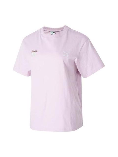 (WMNS) PUMA Classic Cotton T-shirt 'Pink' 625811-60