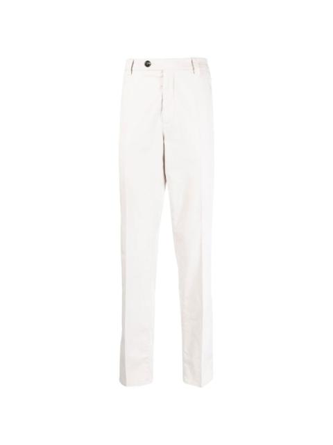 mid-rise straight-leg trousers