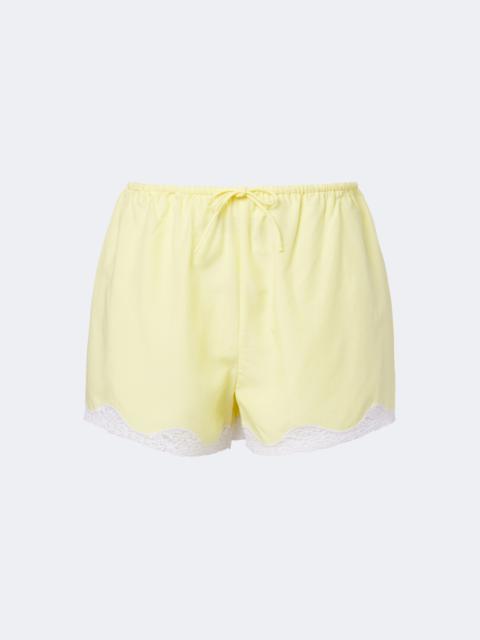POSSE Tabitha embroidered shorts