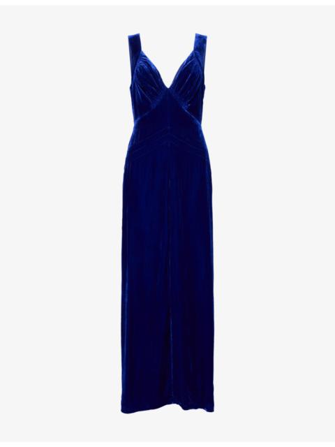 Reformation Reformation x Alexa Chung Legacy Velvet Gown